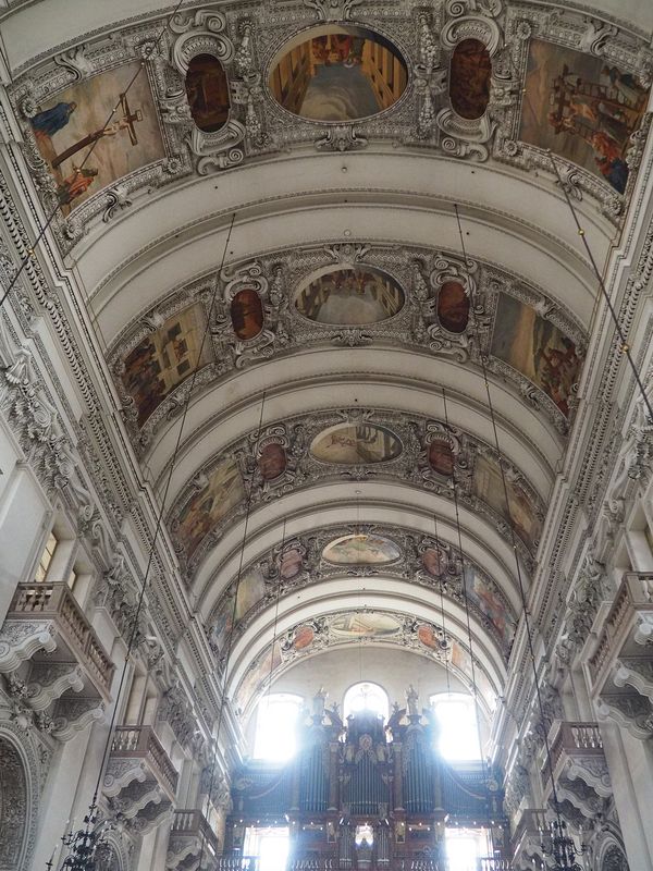 Painted ceiling