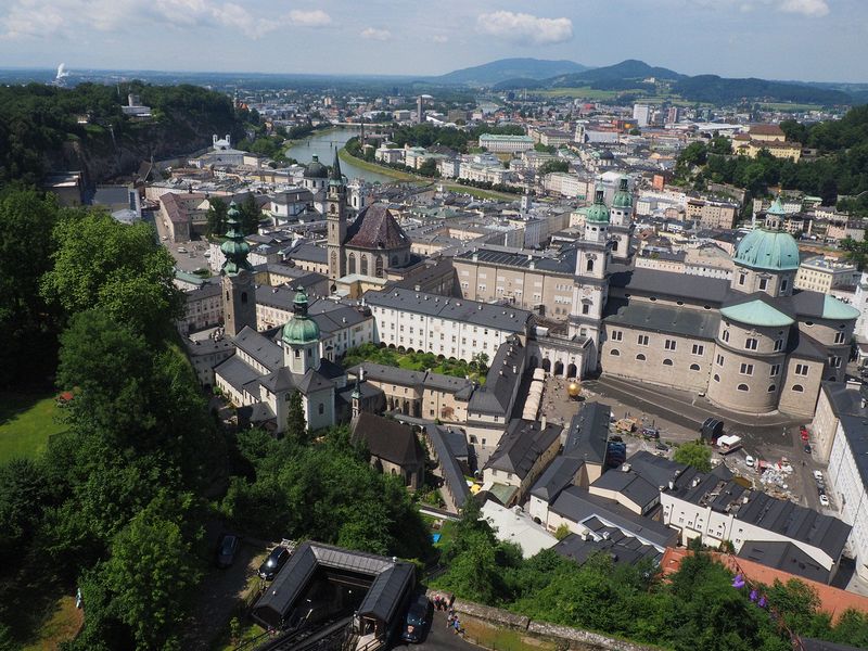 St Peter's Abbey, Franciscan Church, and Salzburg Cathedral