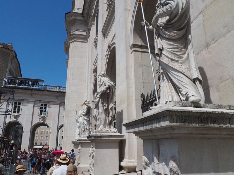 Statues at the cathedral