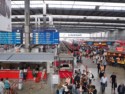 The Munich train station where we board a train for Salzburg