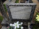 Close up of the head stone