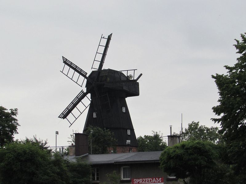 Old windmill from 1806 where Bruno played as a child