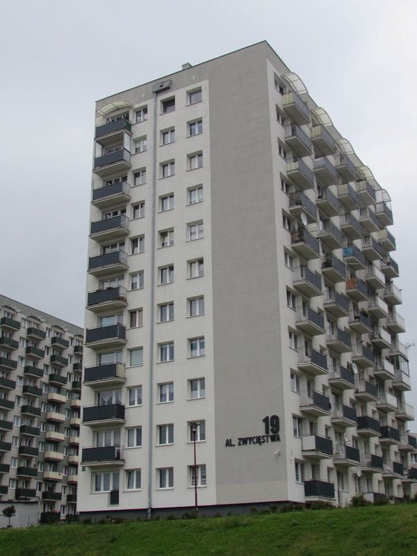 The apartment building where Bruno's sister Lucie lived