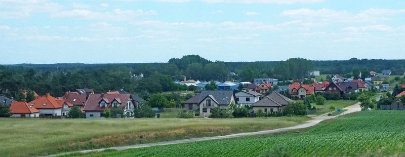 A typical Polish town along the way