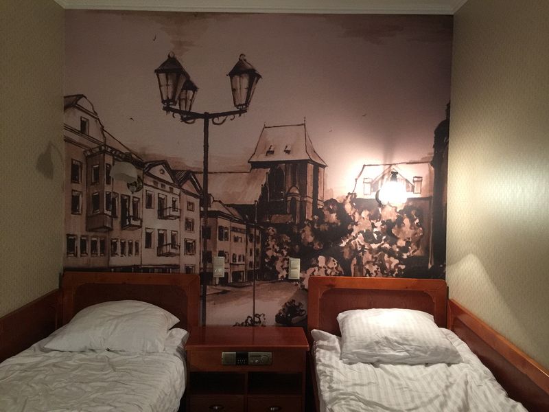 Mural in the hotel room