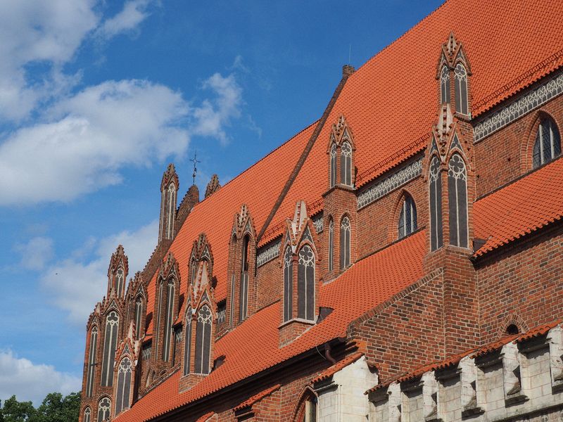 Red roof of St Jacob's Church