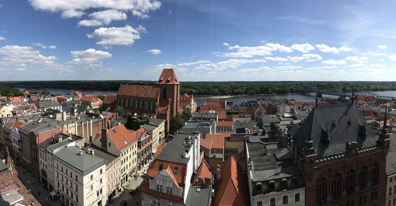 View of Torun from the belltower -1