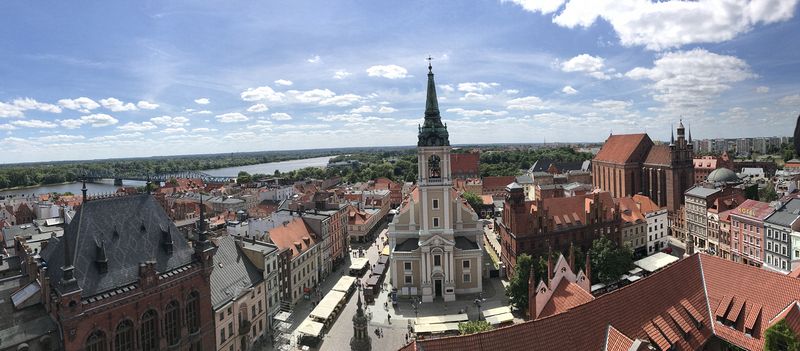 View of Torun from the belltower -2