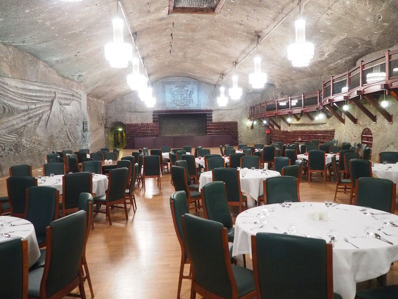 Conference room made from salt