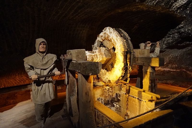 Salt encrusted winch