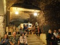 The winery's wine cave