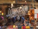 We begin a foodie tour at the Luminarium coffee house