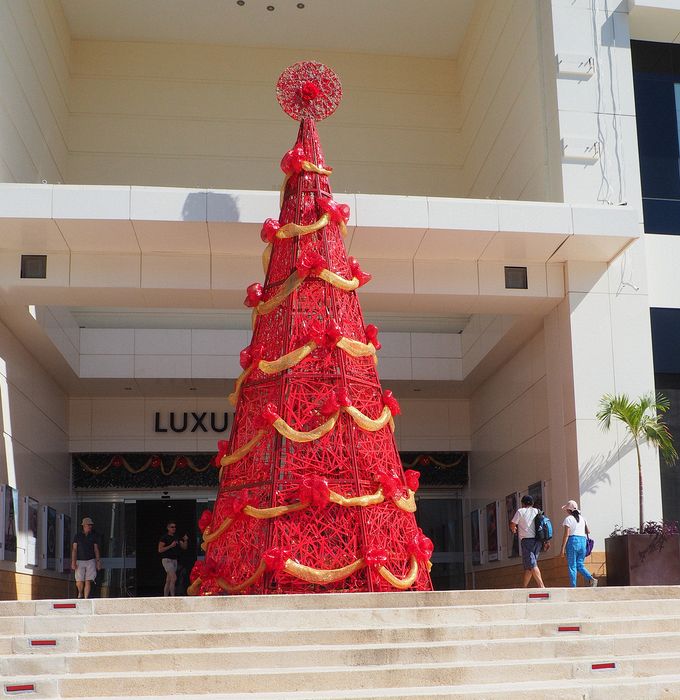 An ultra modern Christmas tree