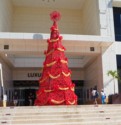 An ultra modern Christmas tree