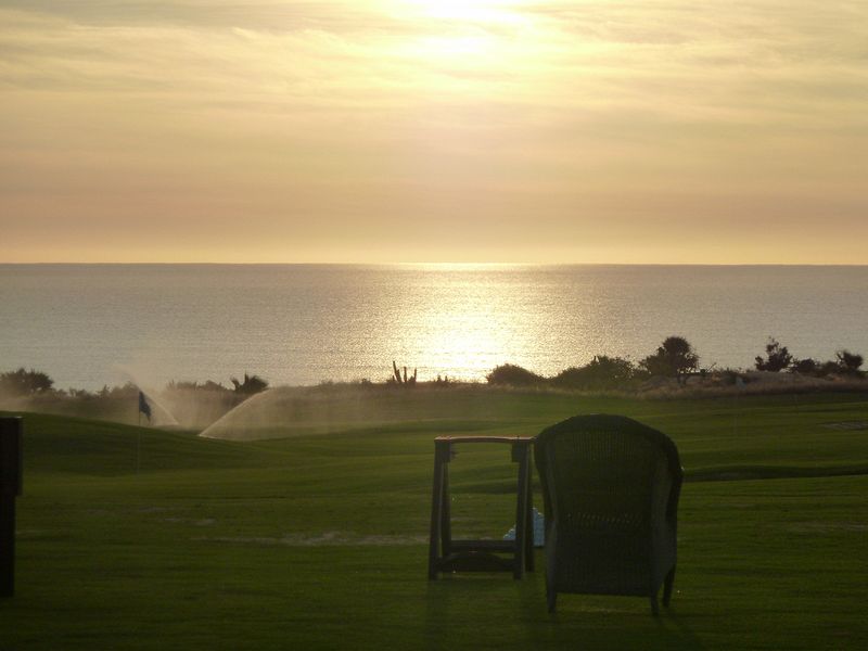 The driving range at Club Campestre golf course