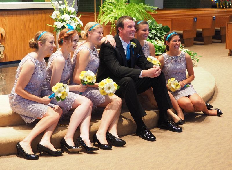 Jordan and the maids of honor