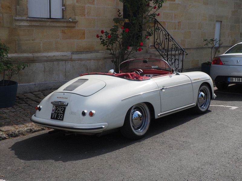 A beautiful old Porsche