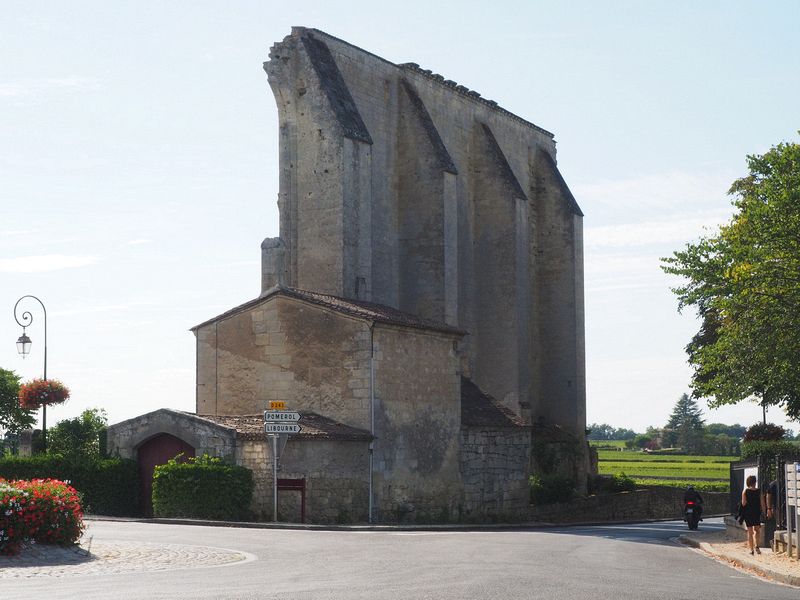 A piece of an old, destroyed church