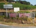 Signs to the nearby chateaus