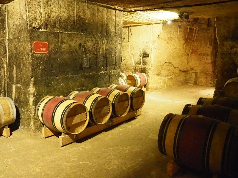 The caves have steet names - Rue Louis Orizet