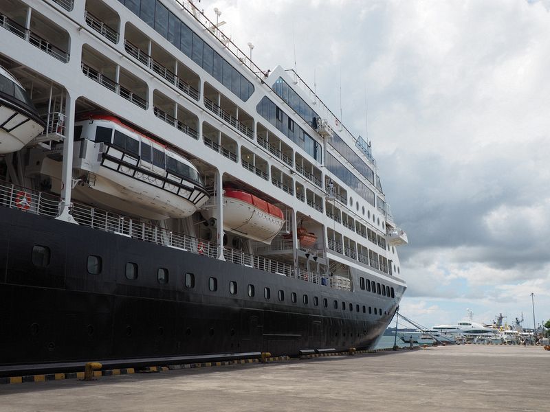 Azamara Quest docked in Benoa, Bali