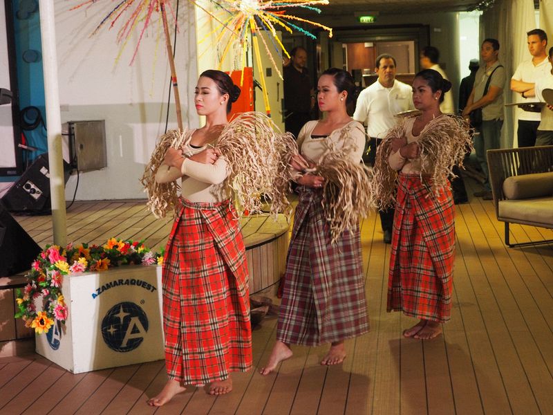 Folklorico dancers from Puerto Princesa