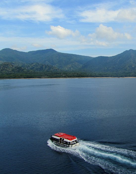 Ship's tender in Komodo