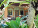 A fancy veranda for one of the hotel suites