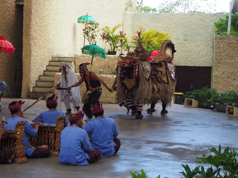 A traditional Indonesian play