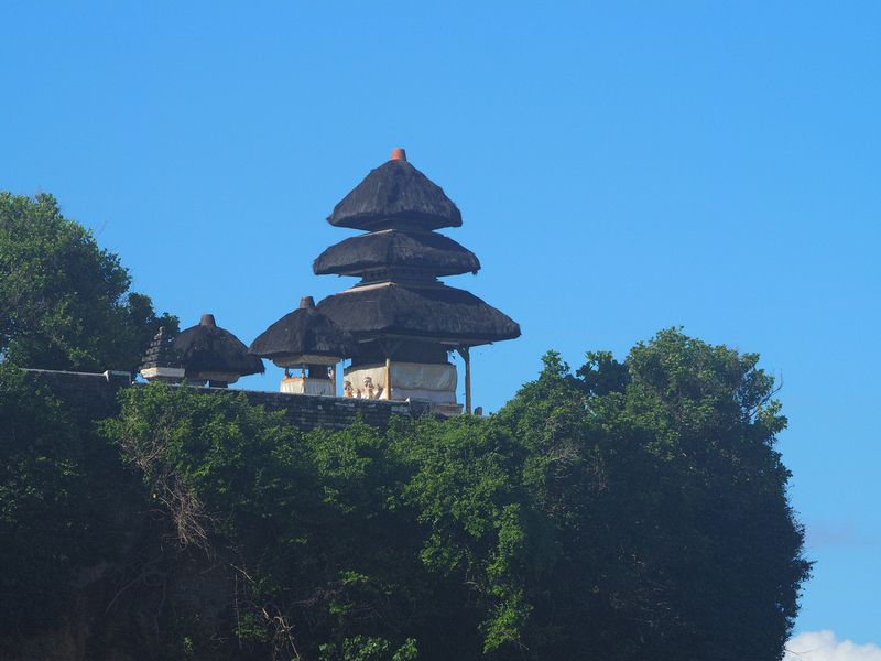 Close up of temple