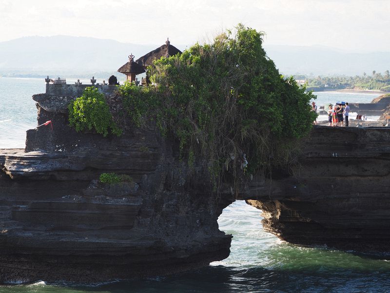 Close up view of Pura Batu Bolong