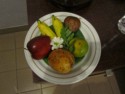 Fruit in the hotel room