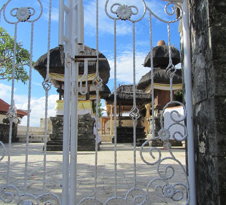 Inside the temple