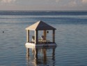 Lounging platform near the beach