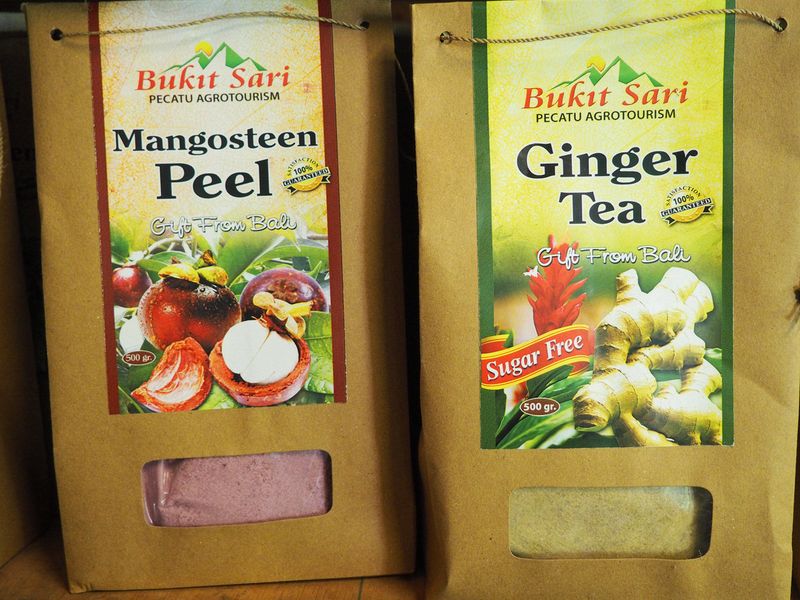 Mangosteen Peel and Ginger Tea