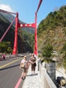 June and Linda on the Cimu Bridge