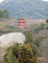 A pagoda in the distance