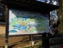 Colorful map for the grounds around the Golden Pavilion dating from 1408