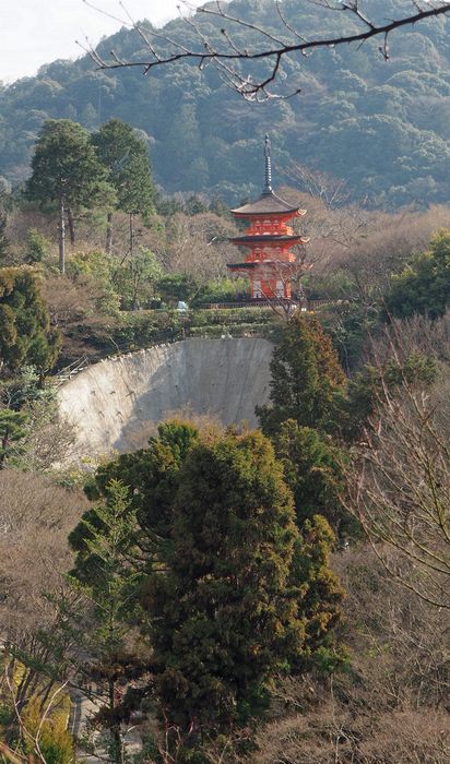 Another pagoda on a nearby hillside