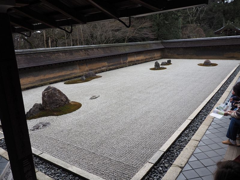 Another view of the Ryoan-ji Zen Garden