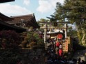 Entrance to a Shinto shrine that's on the grounds of this Buddhist temple