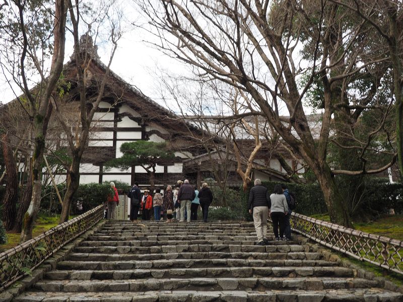 Stairway to Daikakuji Temple