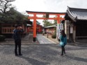 Torii to Kagura Hall