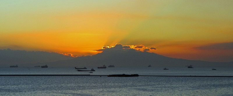 Sunset on Manila Bay