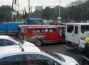 We see our first jeepney amongst the traffic