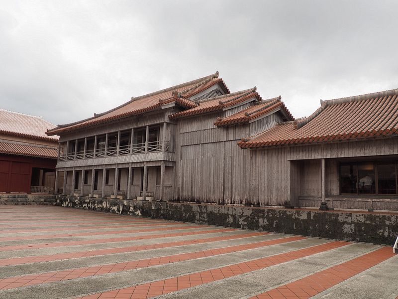 Side building for the kitchens and staff