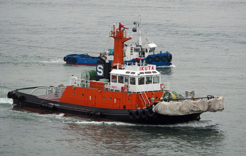 Two tug boats