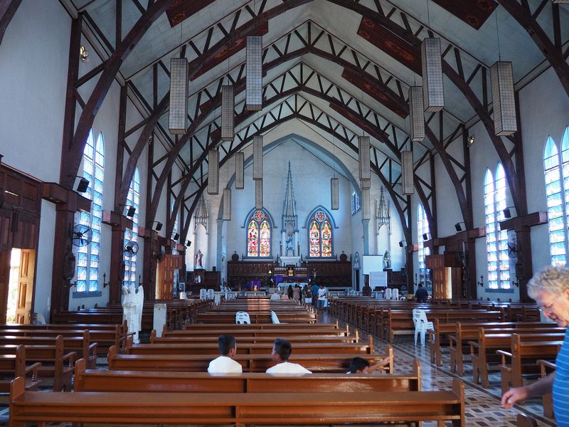 Inside the cathedral