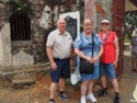 Pete, Linda, and June at the Plaza Cuartel