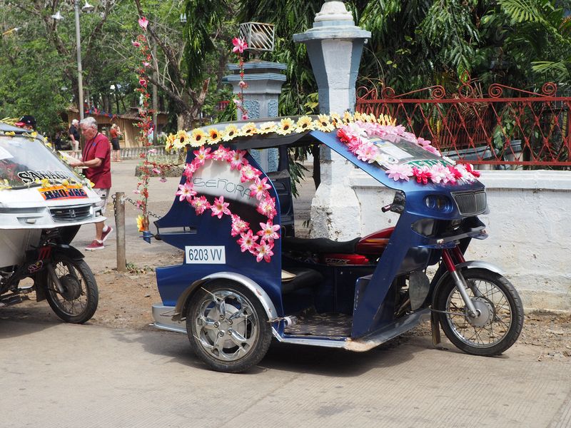 They call these motorbike contraptions 'tricycles'